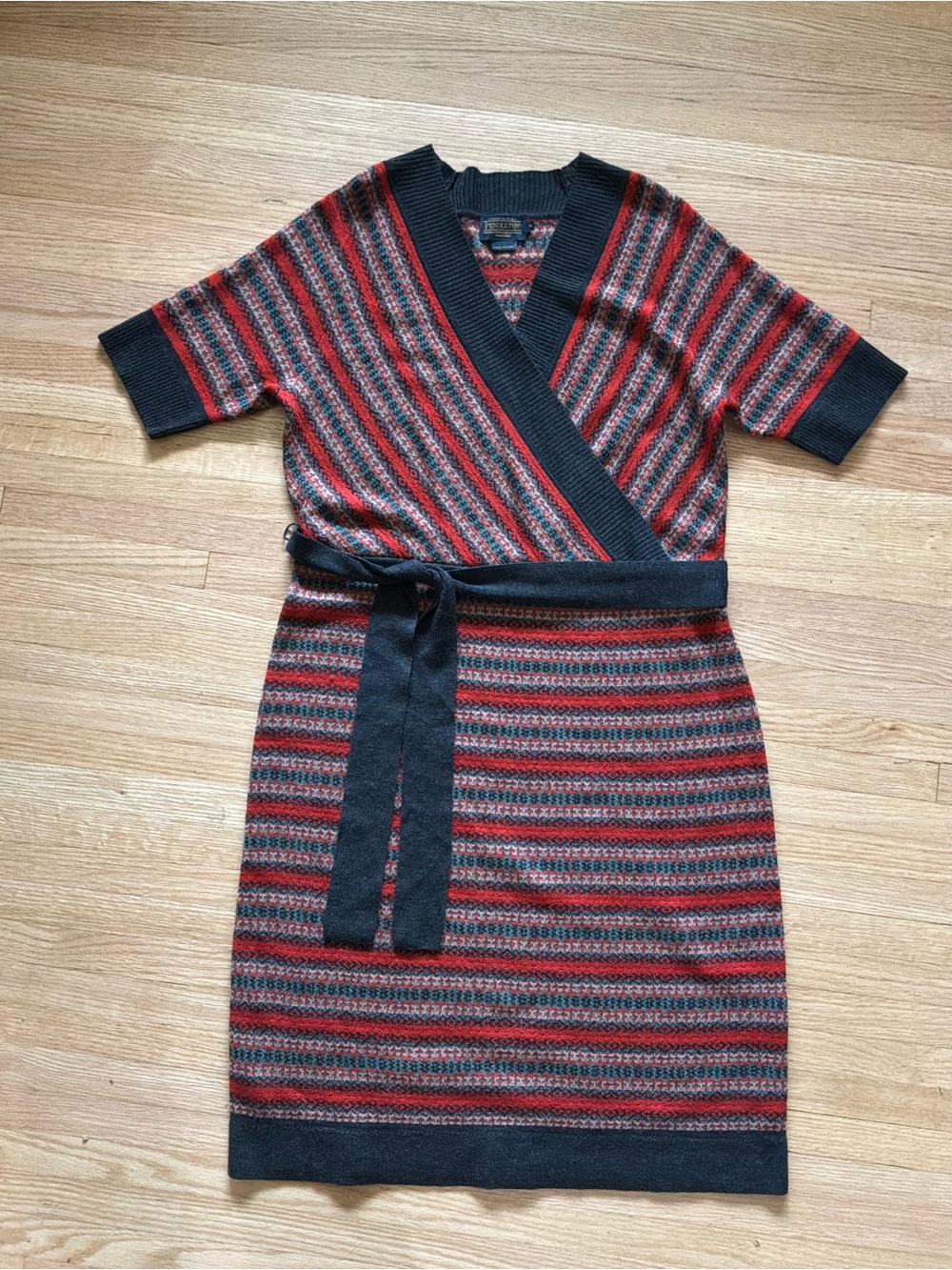 Pendleton Quimby Merino Wool Sweater Dress EUC Medium